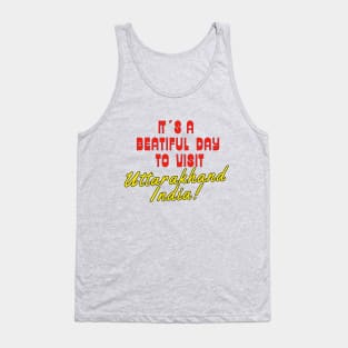 Uttarakhand India. Gift ideas for the travel enthusiast. Tank Top